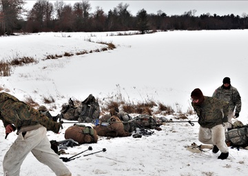 Photo Essay: CWOC students practice cold-water immersion training scenario at Fort McCoy