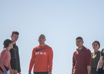 Navy, BOSS restart beach clean-up