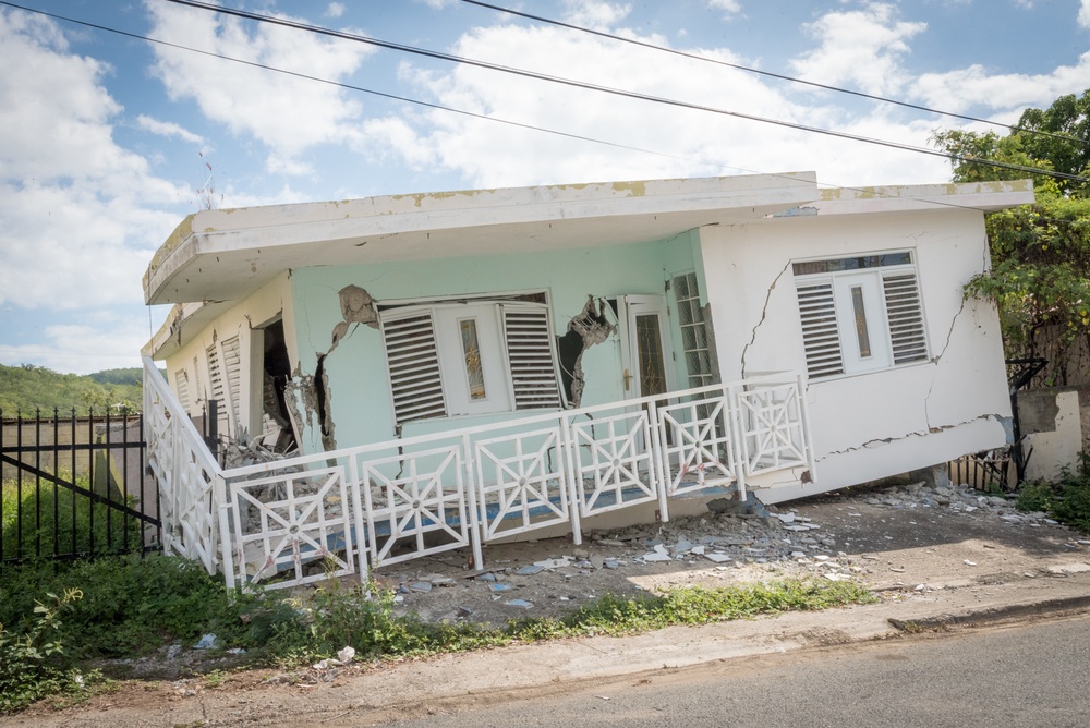 Earthquake Damage in Guánica