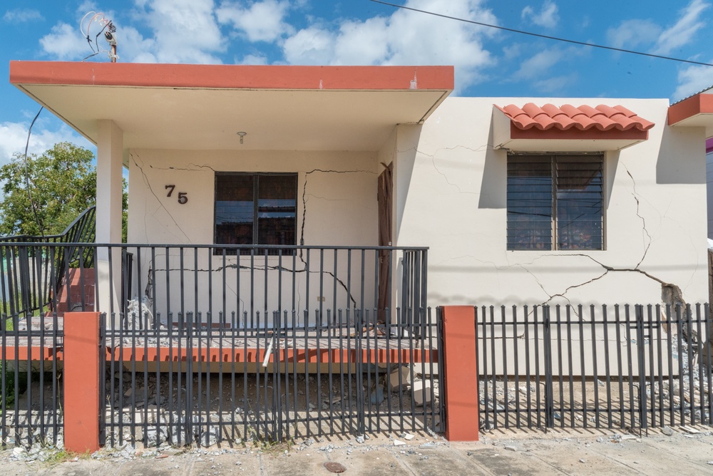 Damage from Quake in Guánica