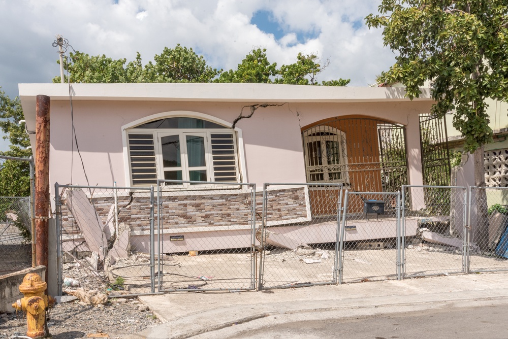 Quake Damage in Guánica, PR