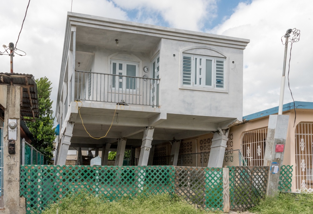 Quake Damage in Guánica