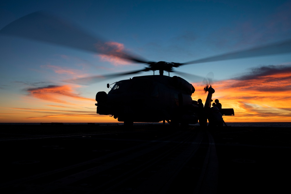 USS Princeton Conduct Flight Operations