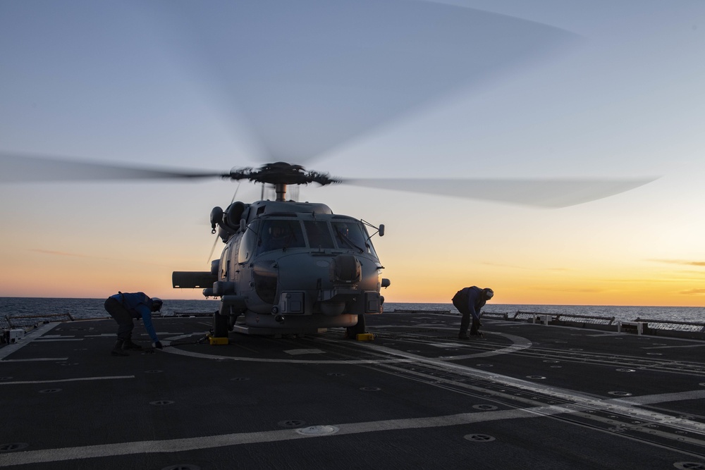 USS Princeton Conduct Flight Operations