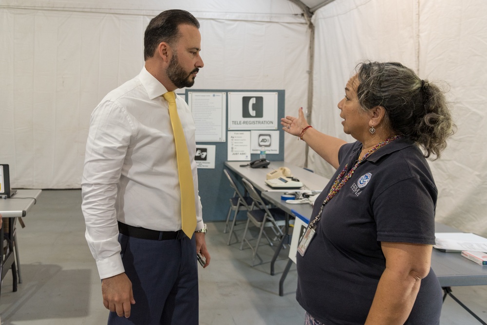 Mayor of Villalba Visits Disaster Recovery Center