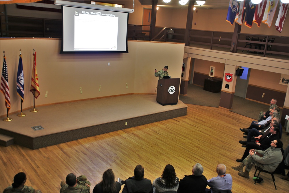 Fort McCoy garrison commander’s workforce briefing highlights yesterday’s accomplishments, tomorrow’s plans
