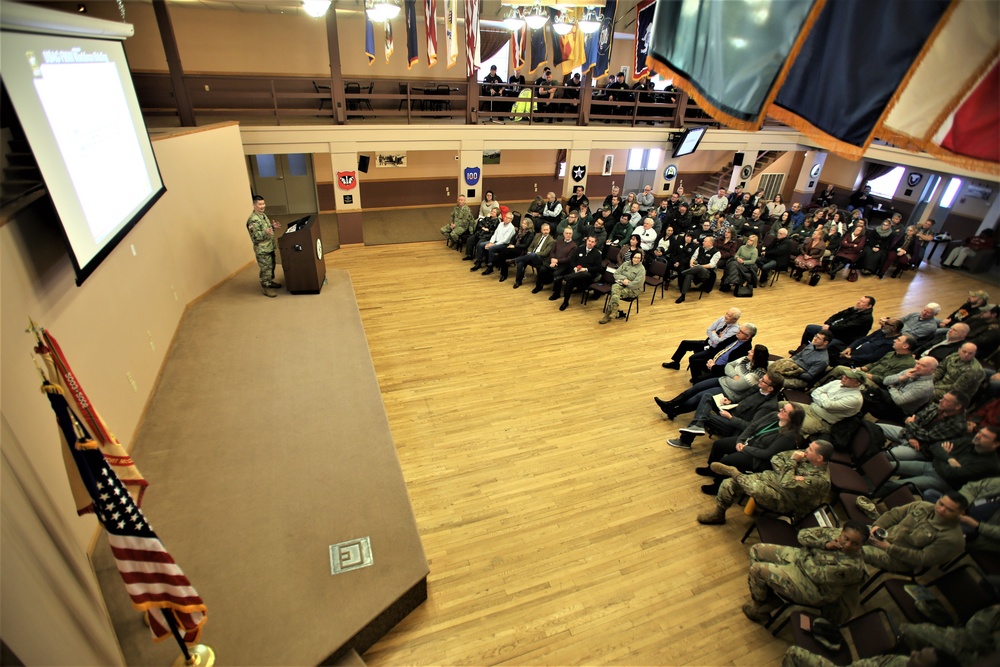 Fort McCoy garrison commander’s workforce briefing highlights yesterday’s accomplishments, tomorrow’s plans