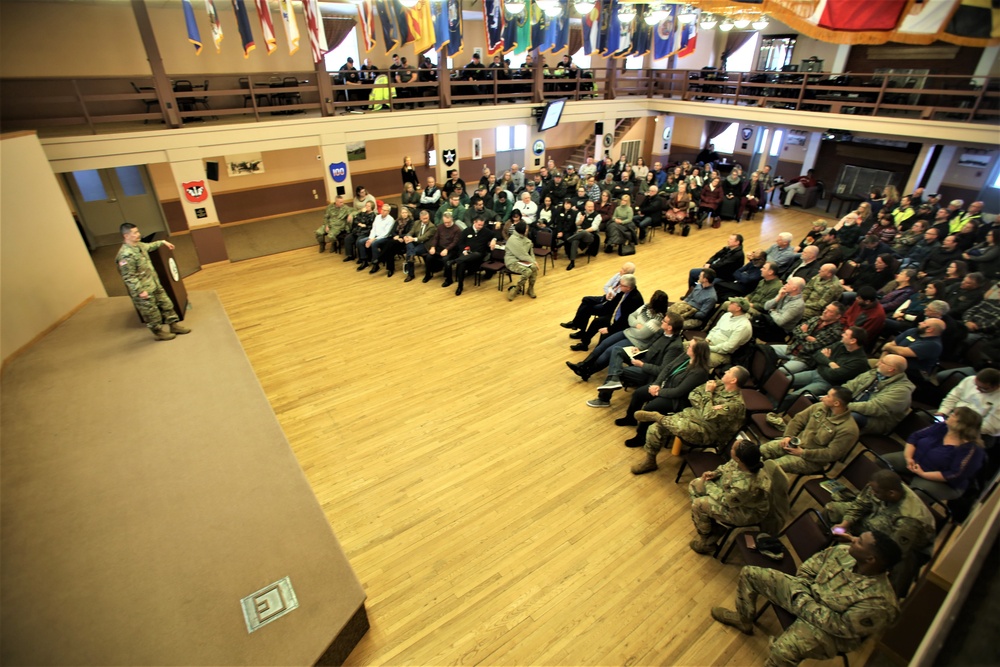Fort McCoy garrison commander’s workforce briefing highlights yesterday’s accomplishments, tomorrow’s plans