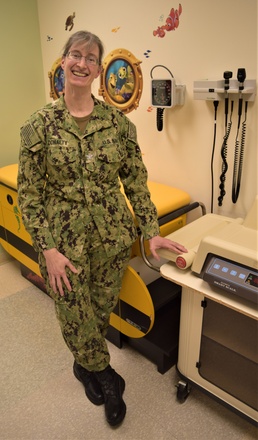 I am Navy Medicine, Capt. Andrea Donalty, chief medical officer at NMRTC Bremerton