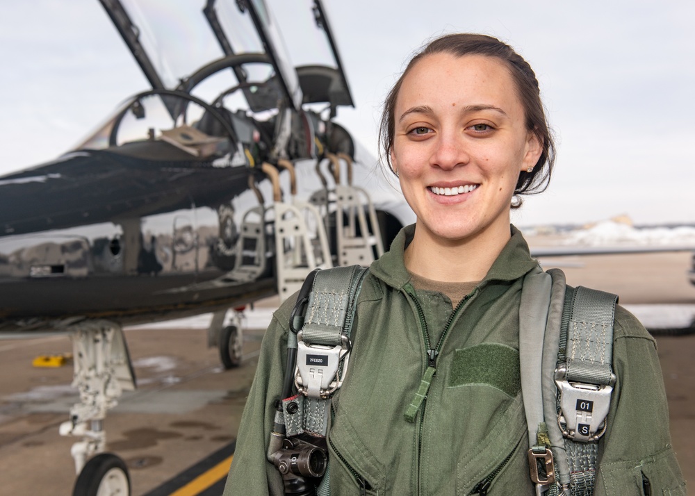 509th Healthcare Operations Squadron Airman of the Year receives T-38 incentive flight