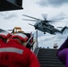 Marine CH-53E lands on USS Germantown