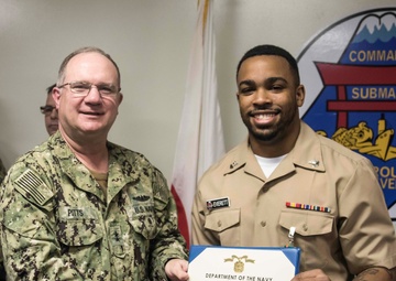 Upper Marlboro, Maryland native receives Bluejacket of the Year honors at Japan-based command