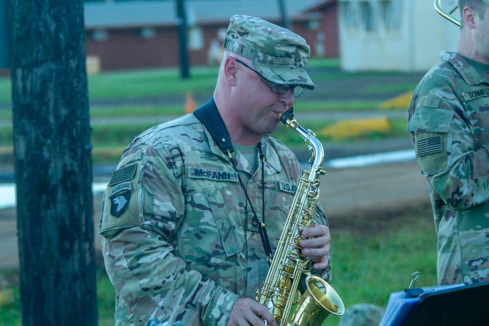 Army Music Hawaii performs during Warfighter