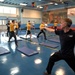 Alameda Sailors Engage in Exercise with Veterans Yoga Project