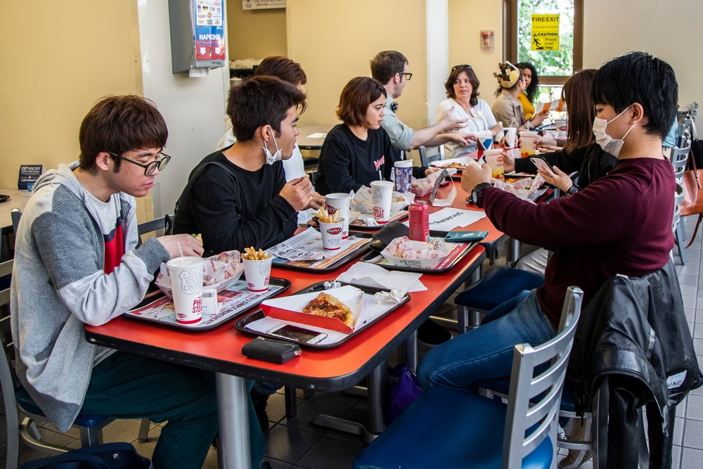 Okinawa University students visit Camp Foster Behavior Health Center