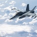 KC-135 Stratotanker refuels fighter aircraft during Cope North 2020