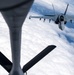KC-135 Stratotanker refuels fighter aircraft during Cope North 2020