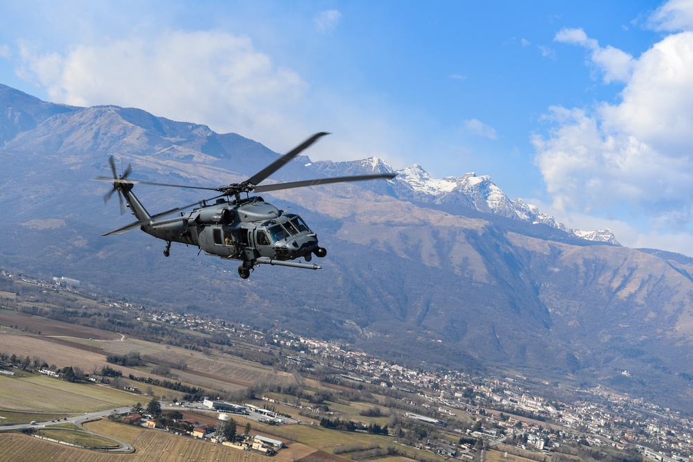 HH-60G's Fly at Aviano
