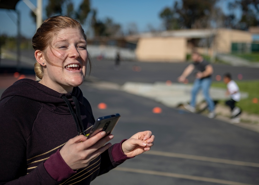 USS San Diego Community Relations Project at Tierrasanta Elementary School