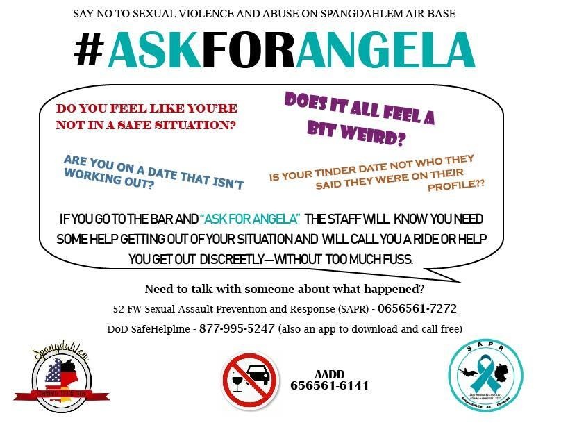 #AskForAngela begins at 52 FW Club Eifel