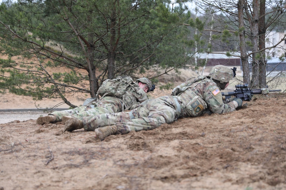 1st Battalion, 9th Cavalry Regiment Combined Arms Live Fire Exercise, Day One