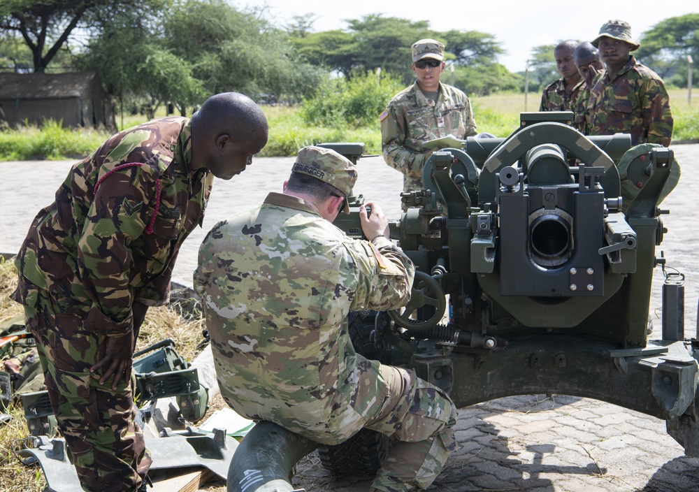 Kenya Field Artillery Training