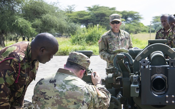 Kenya Field Artillery Training
