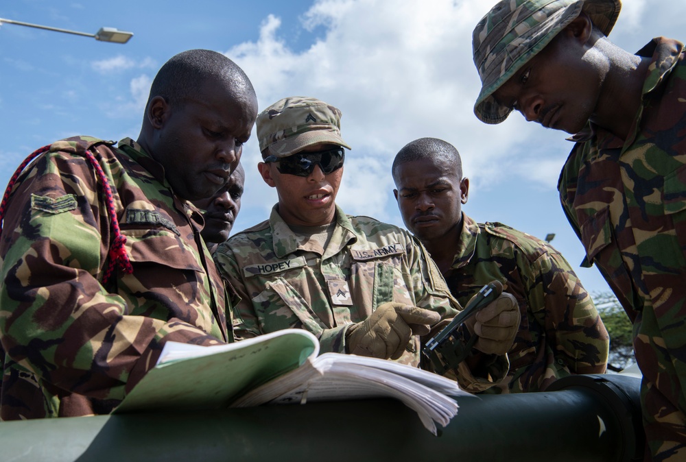 Kenya Field Artillery Training