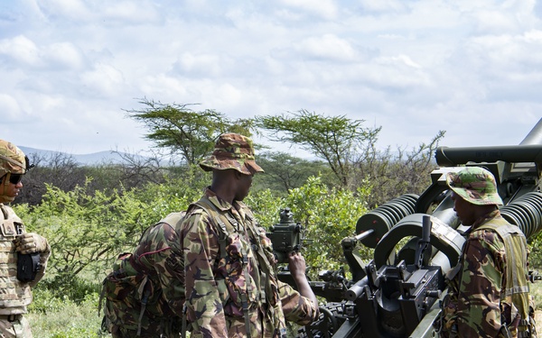Kenya Field Artillery Training
