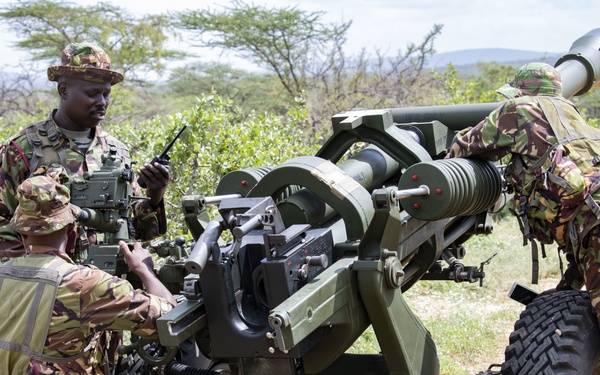Kenya Field Artillery Training