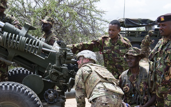 Kenya Field Artillery Training