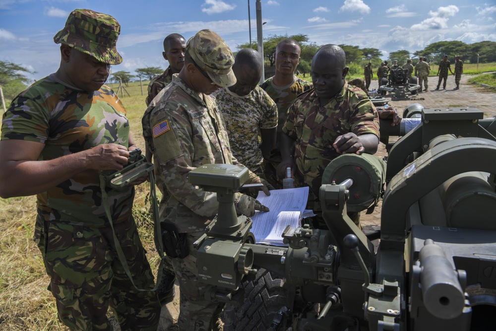 Kenya Field Artillery Training