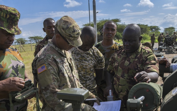 Kenya Field Artillery Training