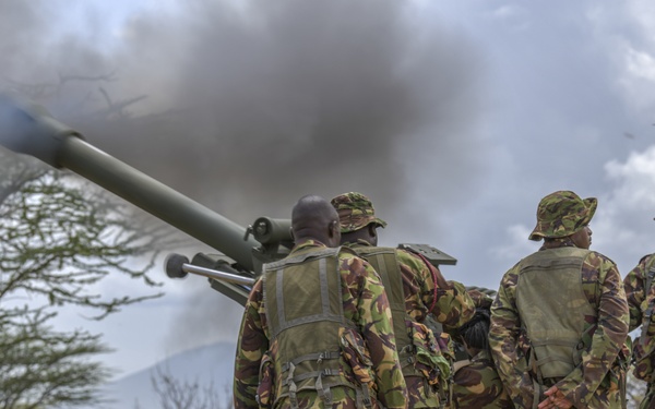 Kenya Artillery Training