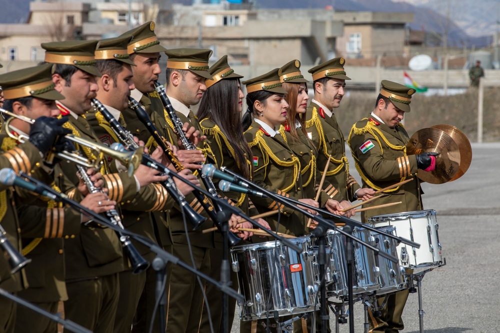 Peshmerga Graduation Ceremony at Bapshytan Training Center