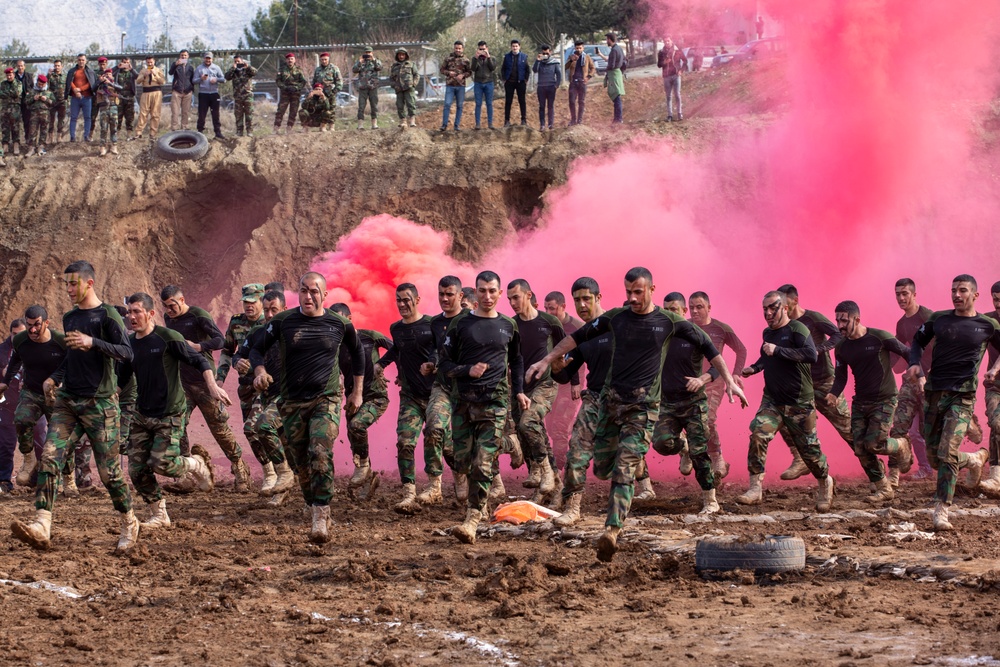 Peshmerga Graduation Ceremony at Bapshytan Training Center