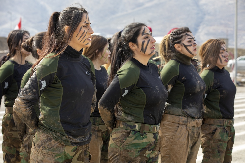 Peshmerga Graduation Ceremony at Bapshytan Training Center