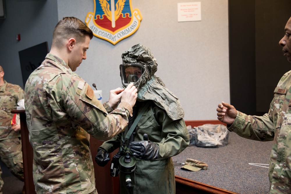 Georgia JRTOC students visit the 116th Air Control Wing