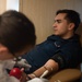 A Sailor donates blood