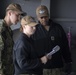 U.S. Sailors conduct a zone inspection.