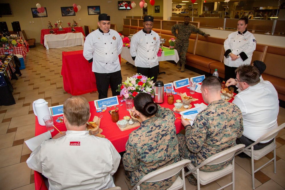 Wallace Creek dining facility hosts the 1st Quarterly Culinary Team Competition of 2020