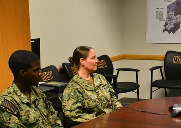 Navy Recruiting Region East Command Master Chief visits Navy Talent Acquisition Group Pittsburgh