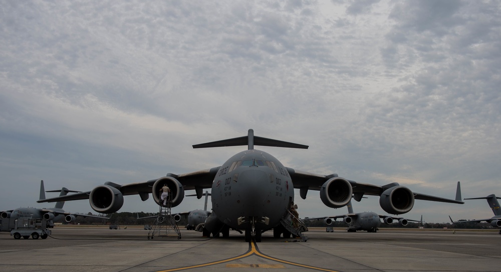 Night on the flight line