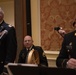 The 67th Army band plays for the Governor's prayer breakfast.
