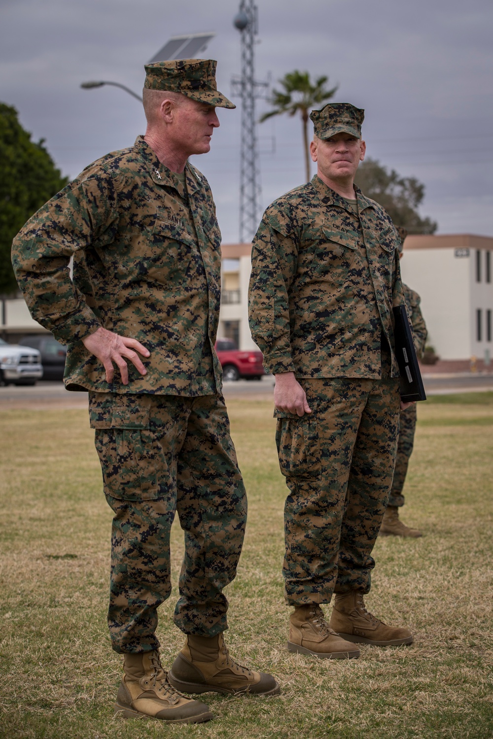 MajGen Banta visits MCAS Yuma