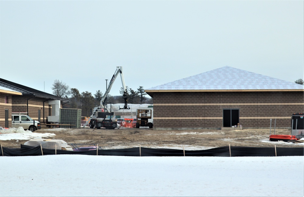 Numerous construction projects continue through winter at Fort McCoy