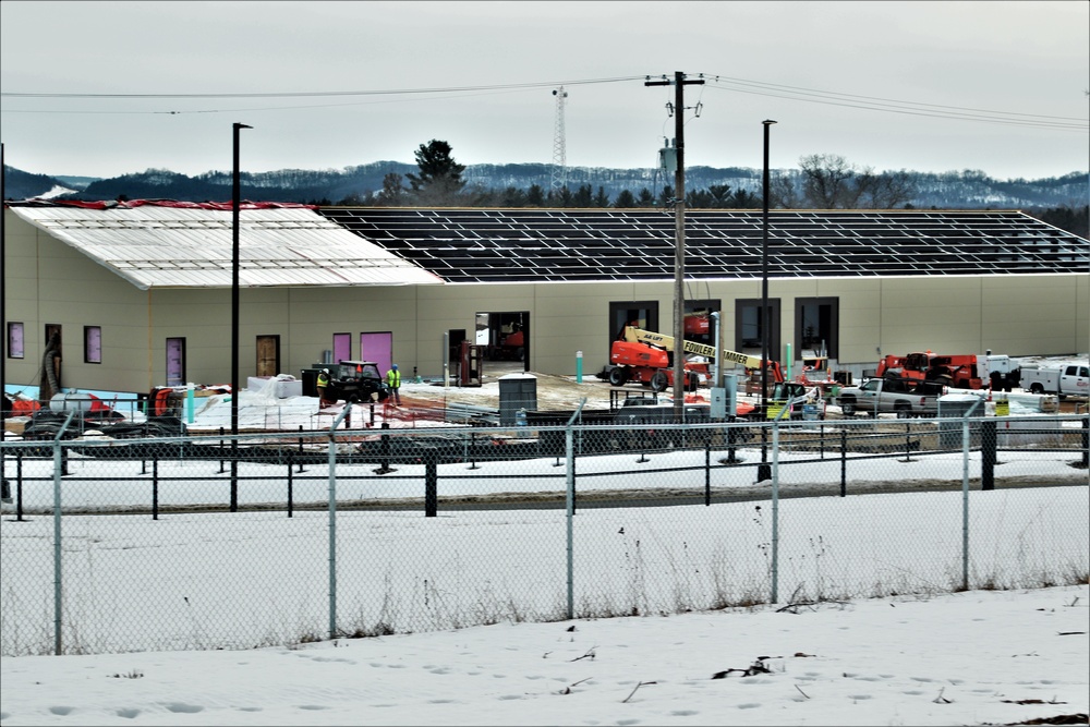 Numerous construction projects continue through winter at Fort McCoy