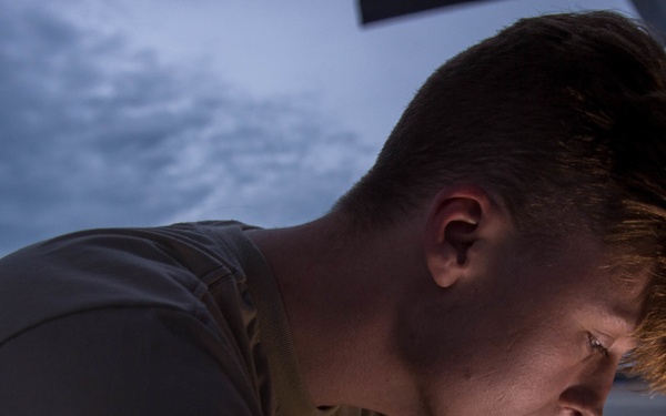 Night on the flight line