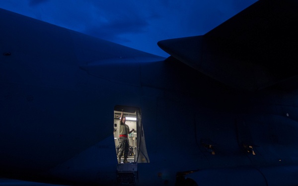 Night on the flight line
