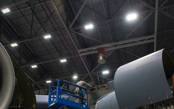 Night on the flight line